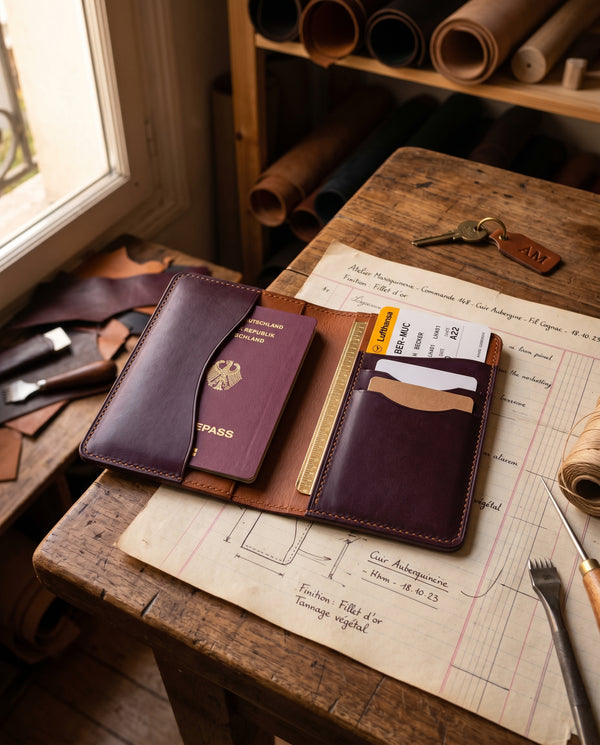 Couverture de Passeport · Aubergine